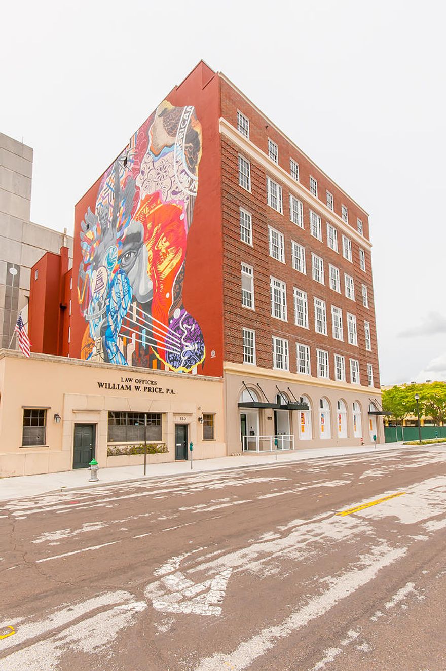 Walk to CityPlace and Clematis Street! Historically Modern Living. New studio loft with open floorplan (not a private bedroom), great wood floors, stainless steel appliances, European dark wood cabinetry, Corian countertops, high ceilings, exposed brick and so much more. Building boasts: Complimentary resident valet (restrictions apply), large pet friendly (breed restrictions apply), Washer/Dryer in each unit, professionally managed building, low move-in costs.