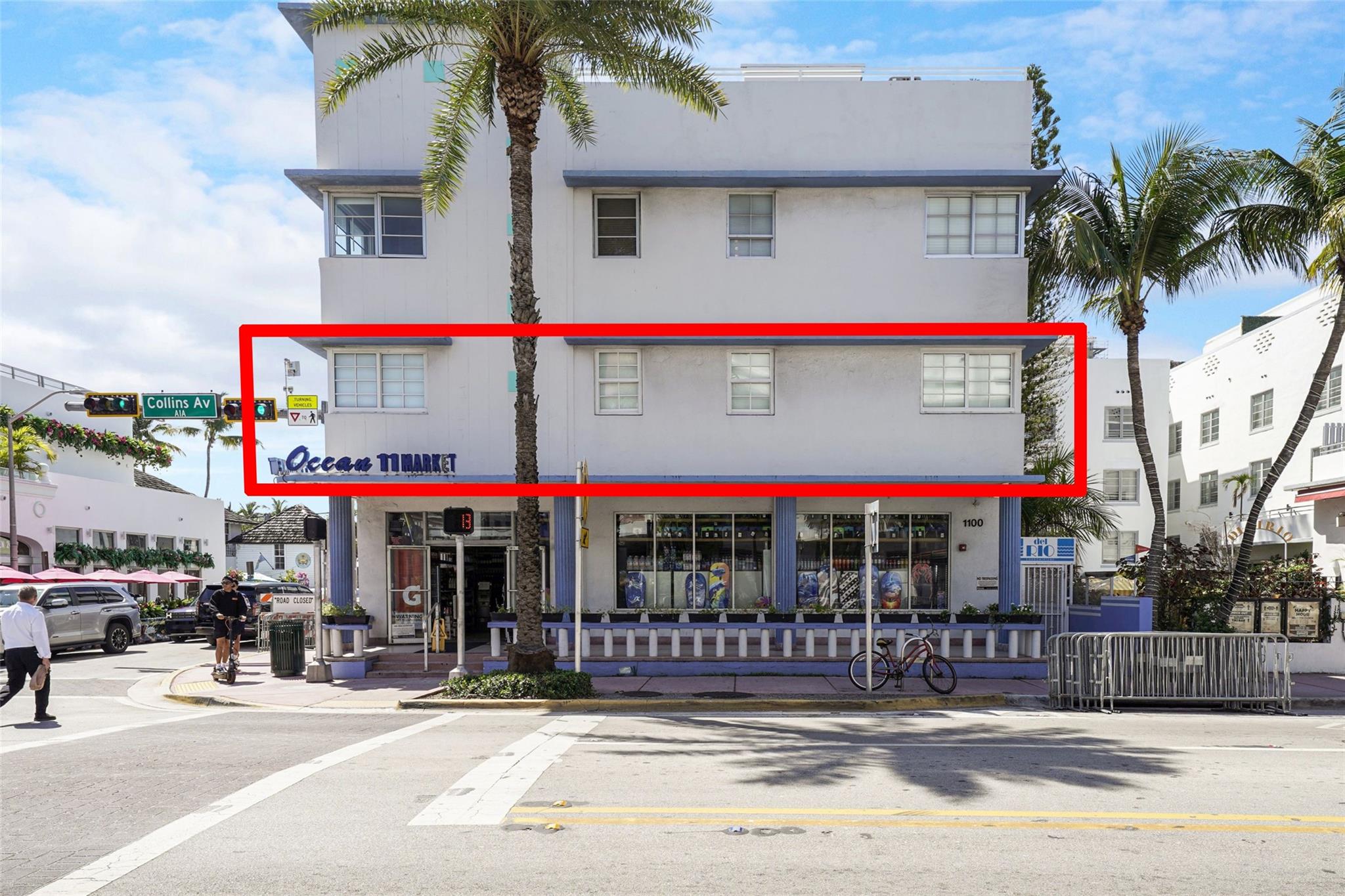 ATTENTION INVESTORS! Daily rentals, short rental, AIRBNB building approved by the CIty! Located in the heart of South Beach, these two beautiful, fully furnished, corner units on the 2nd floor of Del Rio sit right on Collins Ave & offer amazing partial beach views! Units #201 & #202 are individual units being sold together as a packaged deal. This a prime investment opportunity. Unit 201, with 490 sqft, features a newly renovated kitchen with quartz countertops + stainless-steel appliances & central A/C (2022). Unit 202, with 430 sqft, has a brand-new A/C wall unit in living room. Impact windows (2023), new doors with Schlage electronic keypads, & new TVs are key features in both units! Turnkey business opportunity ready for immediate returns. Equal Housing Opportunity.