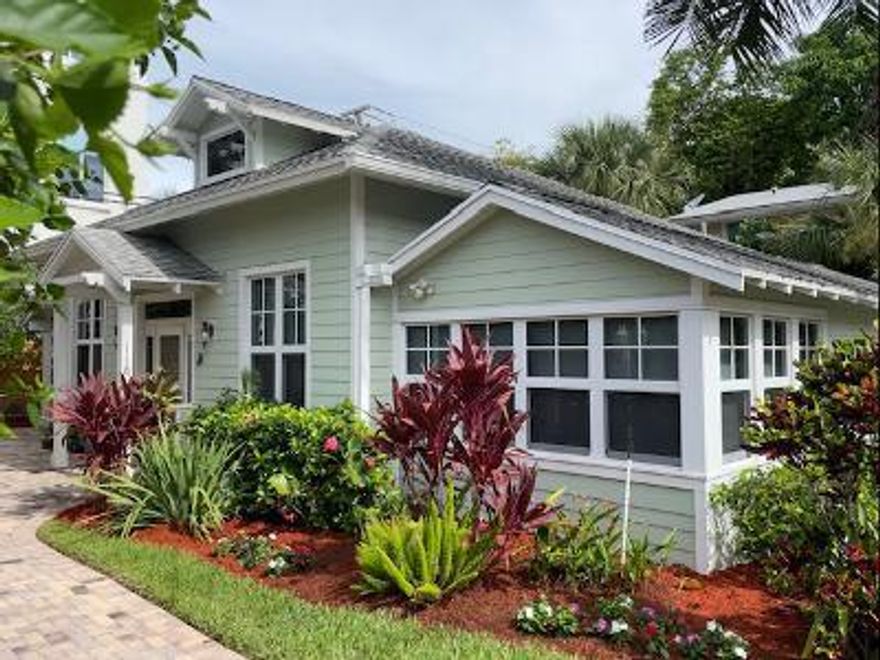 Rare opportunity to acquire 4 Single Family Homes on one parcel in downtown Delray Beach. This could be a rental opportunity for investment, a family compound or a chance to live in the large 3BR/2.5Bath NW home and rent out the others.  This enclave consists of a 3BR/2.5Bath+sun room home, two 2BR/1Bath homes, and a large 1BR/1Bath+sun room home. Situated 2 blocks south of Atlantic Ave, ''7th Avenue Cottages'' is in a prime location near the intracoastal & ocean. All 4 homes are updated and fully furnished.  The 2 eastern situated homes date back to 1928. Follow the central courtyard pathway to the two newer and every bit as charming homes on the western edge of the property. Outdoor patios and beautifully landscaped. 10 off-street parking spaces. Located in the Marina Historic District.