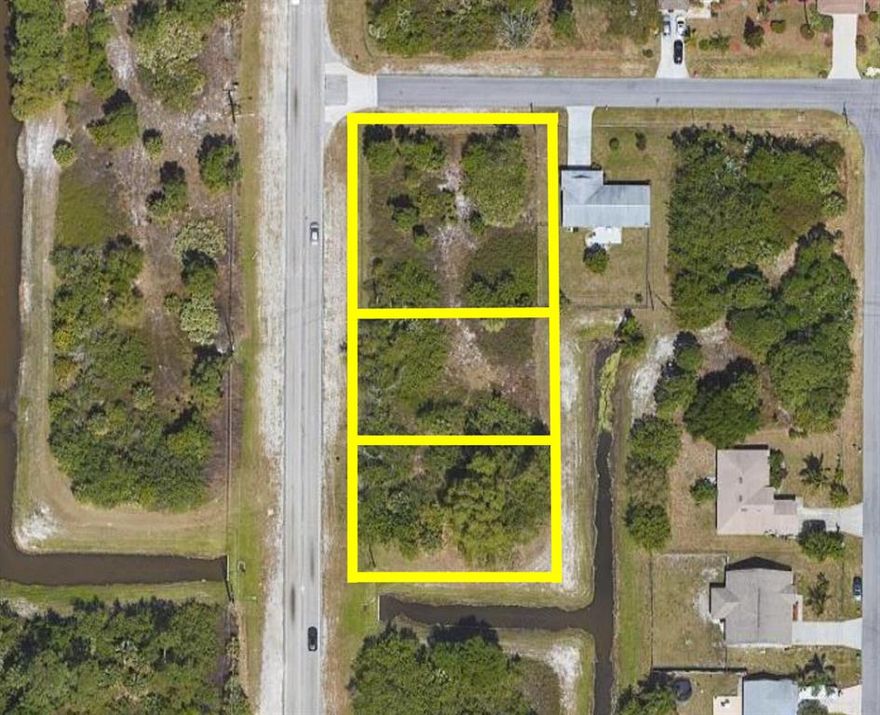 .32 of an acre corner lotplus the other 2 adjacent lots 3509 SW PORT ST LUCIE BLVD3517 SW PORT ST LUCIE BLVD