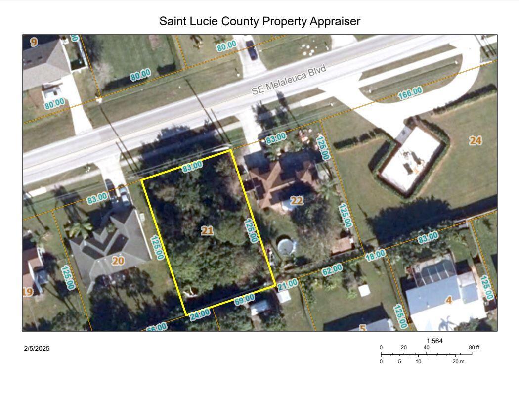 This prime lot in Port Saint Lucie, Florida, is an excellent opportunity to build your new Florida home. Its location offers convenient access to shopping and restaurants. Sidewalk at front of lot. Buy and build or hold for investment.