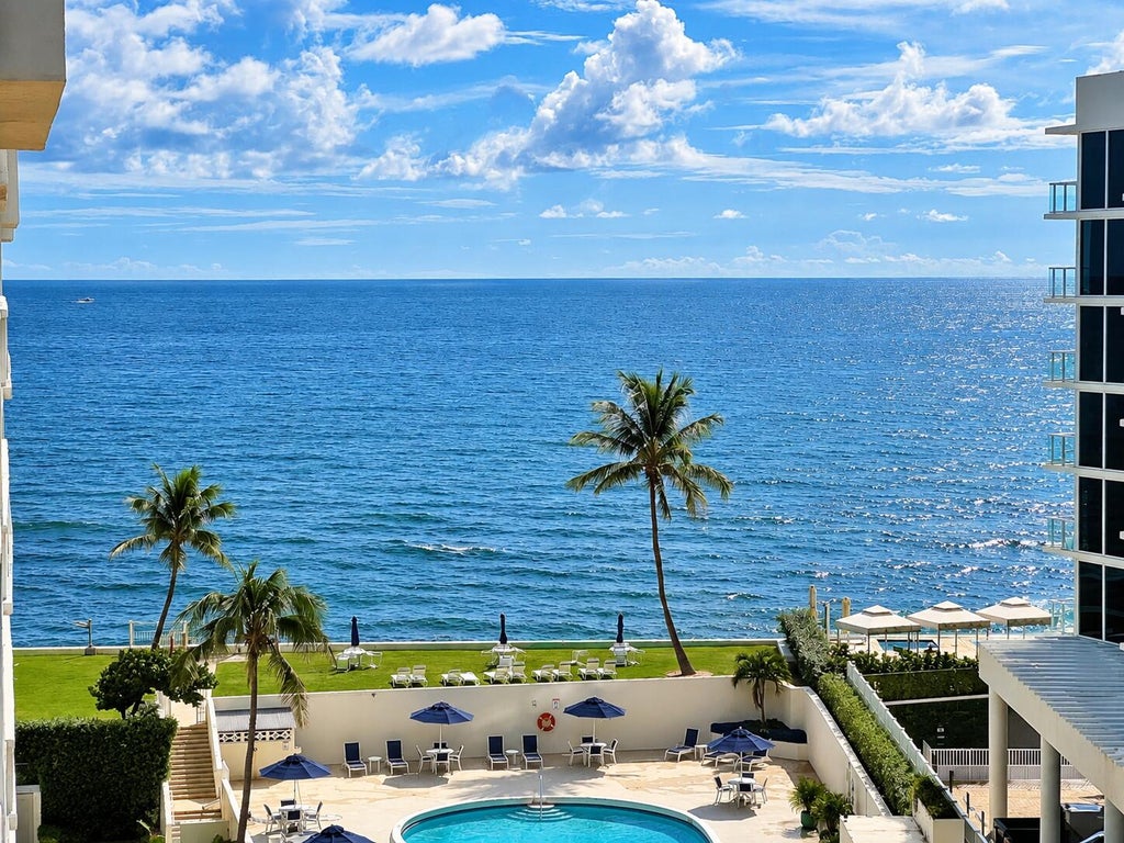 Photo of 3570 S OCEAN Boulevard #809, South Palm Beach, FL 33480 (MLS # B26078533)