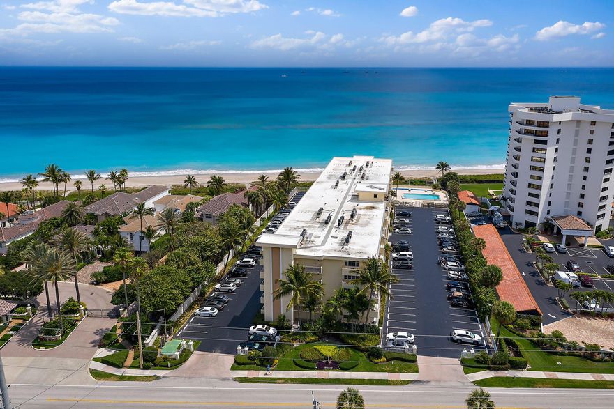 Step into luxury oceanfront living at Juno by the Sea, a charming five-story building in beautiful Juno Beach. This exceptional annual rental offers a rare opportunity to wake up to ocean sounds every day without breaking the bank. The thoughtfully designed two-bedroom, two-bathroom split floor plan maximizes space and privacy. Picture yourself sipping morning coffee on your private balcony while waves rolling in. This oceanfront building combines the best of coastal living with practical comfort. The location puts you steps from pristine beaches and local dining spots that make Juno Beach special.