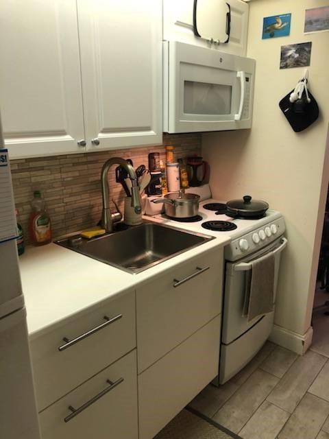Renovated studio across FAU. 2nd floor. Tiled floor, large balcony, gated community, water included in monthly rent. 2 people max per assoc. rules. NO PETS. laundry room located outside of the apartment, on the same floor. Water included in monthly rent. This place is not furnished.