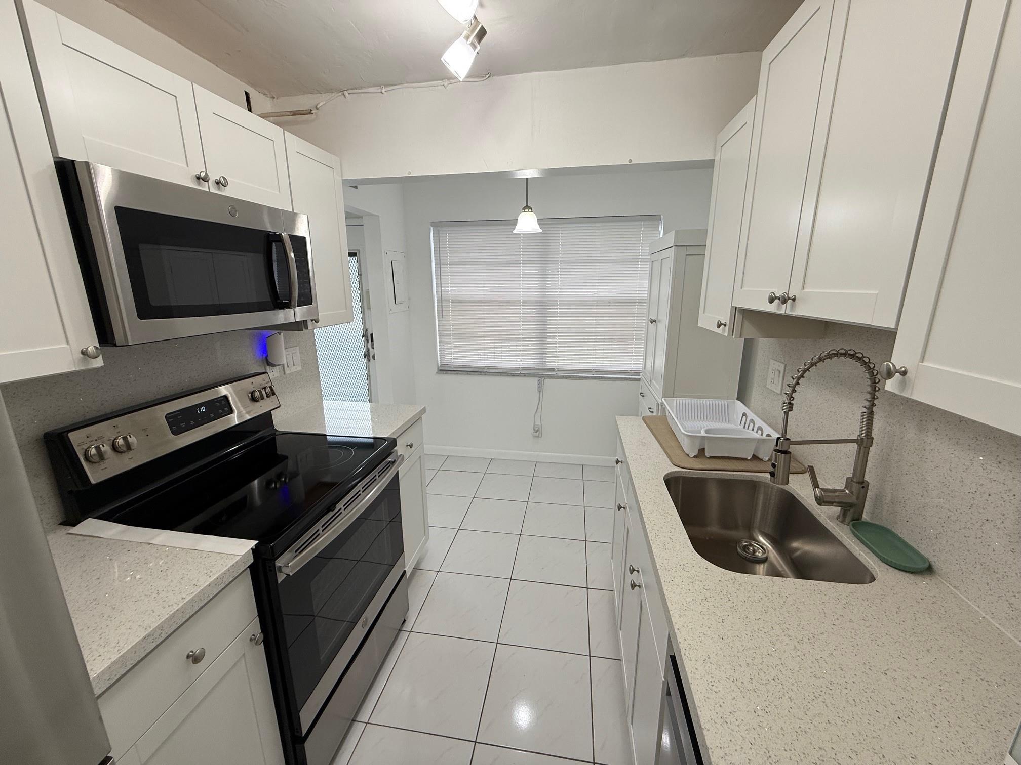 Water/Sewer, Internet and Cable TV ALL INCLUDED! Only pay for FPL! Welcome to this beautiful 55+ 1/1.5 condo in Tamarac. Recently renovated kitchen with stainless steel appliances, washer and dryer inside unit. Tile flooring throughout with a patio. Conveniently located close to Sawgrass Expressway for easy highway access, next to Colony West Golf Club and The View Restaurant. HOA offers fiber optic internet and TV cable, community clubhouse and pool to host events and parties. Roof was redone in 2025 and recently updated with security cameras in the parking lot, assigned parking with plenty of guest parking. Lots of dining, shopping, outlets, Sawgrass Mills, and entertainment close by. Don't miss out!