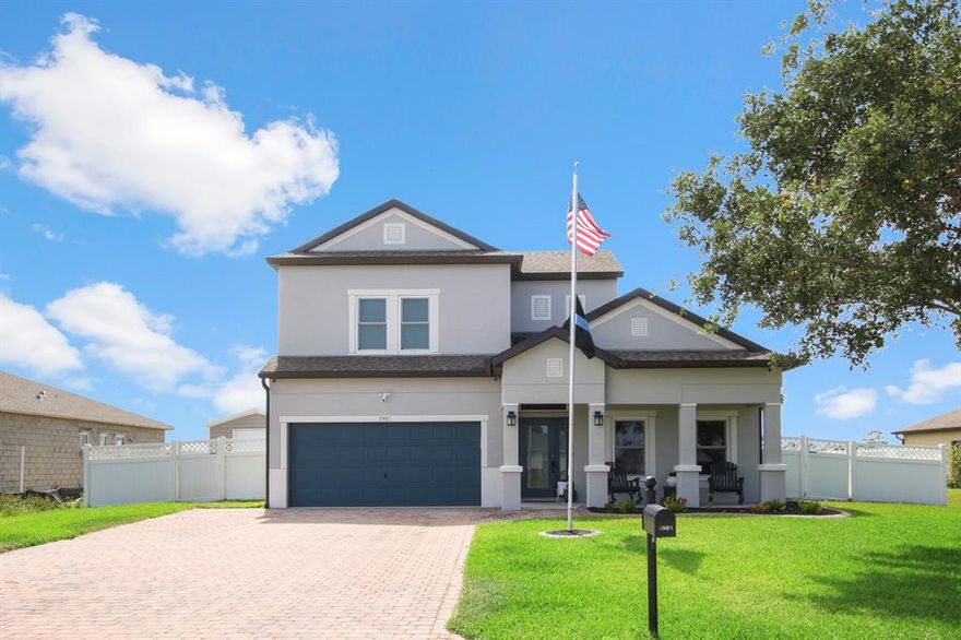 Stunning 4 bedroom 2.5 bath 2 car garage pool home located in the desirable neighborhood of Huntington Place in Vero Beach. Completely renovated featuring impact windows, wood-like tile in main living areas, open concept floor plan and high ceilings. Gorgeous kitchen with tons of cabinet space, granite countertops, stainless steel appliances, island and pantry. Spacious master bedroom, walk-in closet with built-ins, custom sliding barn door leading into the completely renovated master bath and large walk-in shower. Upstairs features a loft area, spacious guest rooms and updated guest bath. Enjoy your massive fully fenced backyard with views of the canal, screened in-ground saltwater pool and covered patio area.