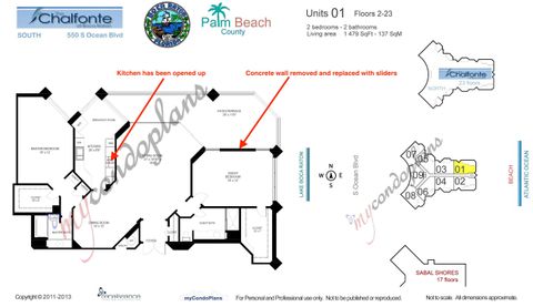 Tiny photo for 500 S Ocean Boulevard #801, Boca Raton, FL 33432 (MLS # R11147575)