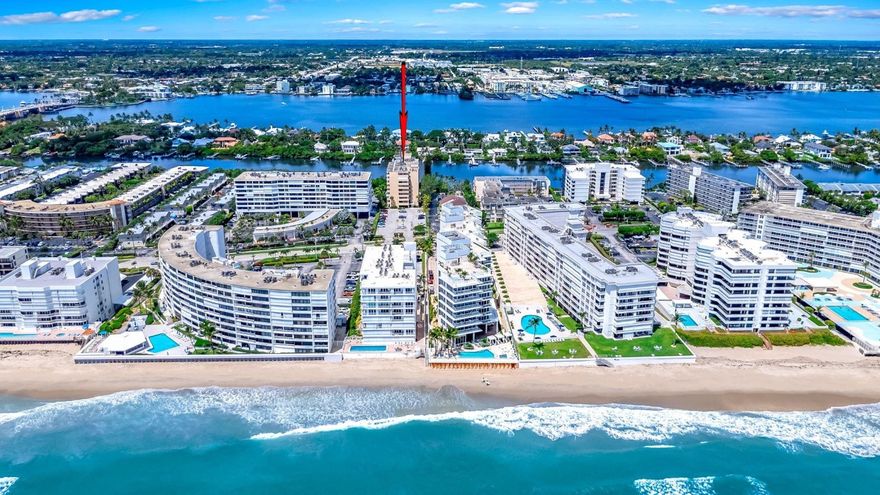 This beautiful Turn-key 1BR/1.5BA condo is perfectly positioned between the Atlantic Ocean and the Intracoastal,offering the ultimate coastal lifestyle. Enjoy a bright and open living space that flows seamlessly to a privatebalcony, perfect for ocean breezes and tropical views. The spacious primary suite includes ample storage and aprivate en-suite bath, while a guest half bath adds convenience. In this boutique building, residents enjoy resortstyle amenities including a sparkling waterfront pool, gated beach access, lush landscaping, and assigned parking.Ideally located just minutes from the shopping, dining, and cultural experiences of Palm Beach and Delray Beach.Whether used as a seasonal escape or elegant year-round home, this turn-key condo is move-in ready.