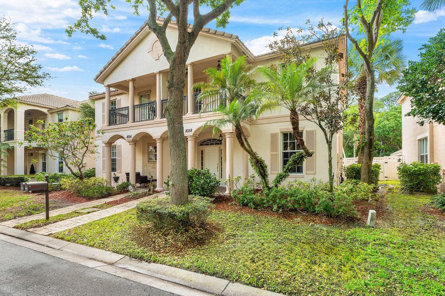 Step into charm and comfort in this beautifully updated townhome in the Gables of Northlake! With its classic Old Spanish design and iconic barrel tile roof, this 3-bedroom, 2.5-bath home blends timeless style with modern updates. Freshly installed flooring flows throughout the entire home, while plantation shutters add a polished, upscale touch. The layout offers 1,706 square feet of inviting living space—perfect for relaxing or entertaining. Enjoy community perks like a pool and playground, all in access of Palm Beach Gardens.