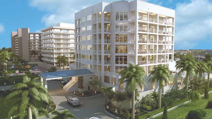 Beautiful open floor plan that includes,family room and three balconies. Sunrise to sunset views with deeded beach access. Floor to ceiling impact glass allowing ample natural light and panoramic views of both the ocean and Intracoastal. Top of the line finishes provide sleek, clean lines in the kitchen and bathrooms. Quartz countertops, Nolte cabinetry, Bosch appliances, wood flooring in neutral tones. Included 30k initiation & 15k resort dues to our private beach and golf club. Common elements include gym, clubroom opening onto large patio with summer kitchen. Enjoy rooftop yoga garden, swimming pool & hot tub with amazing views.