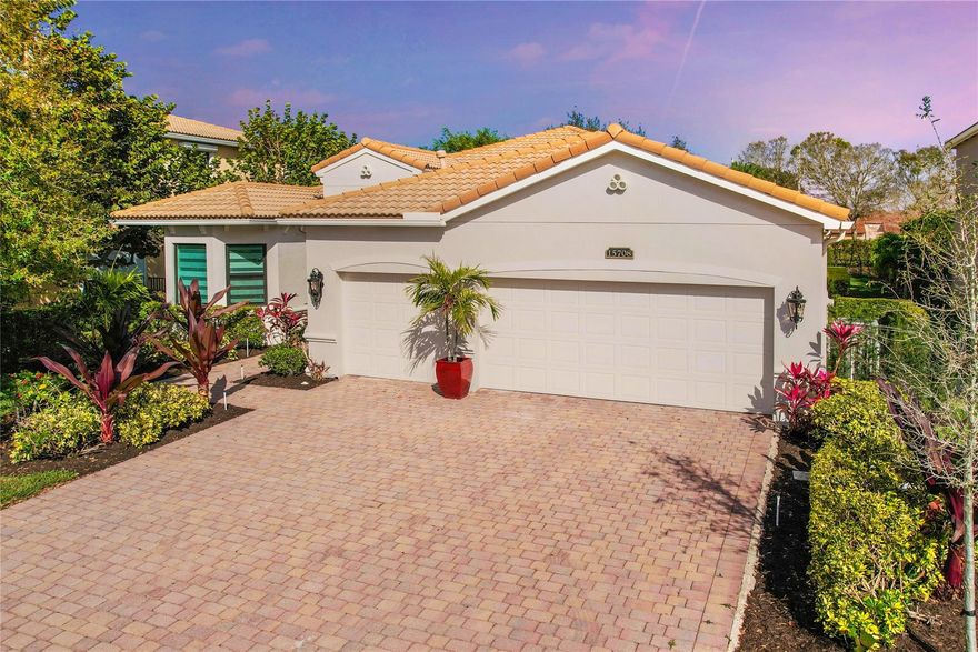 GORGEOUS 4 bed / 3 bath home in the prestigious gated community of Casa Bella of Delray Beach boasting a triple split floor plan, 3 car garage, tall ceilings & hurricane IMPACT WINDOWS & DOORS. ROOF = 2011. Two newer A/Cs installed 2021 & 2022. You will love the gourmet chef's kitchen featuring a natural gas range, double wall ovens, and elegant quartz countertops. Extra peace of mind with the GENERAC GENERATOR with capability to power the entire house. Top-notch amenities such as the clubhouse,  state-of-the-art gym facilities, community pool, playgrounds, basketball court, and ballroom for hosting events. EXCELLENT SCHOOL DISTRICT! Don't miss the chance to call this residence home – a perfect blend of elegance, functionality, and a vibrant community awaits you in Casa Bella!