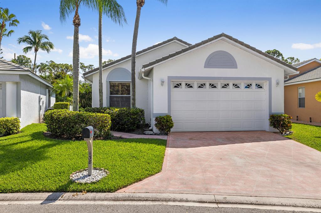 *BEST VIEW ON THE MARKET* Located in one of the most desirable communities in PBC, this beautifully appointed LAKEFRONT home is move-in ready River Bridge, resort style community with low HOA includes landscaping, access to 3 pools, recreation areas, cable and high speed fiber optic internet. With gorgeous upgrades, this home features; all new paddle fans, energy efficient recess lighting throughout, brand new water heater, fresh paint and many more elegant upgrades. The large, open floor plan allows for picturesque views of the backyard and lake. This gorgeous home also features a completely enclosed wrap around fully covered patio with tile, ceiling fans, lighting and a beautiful view. Centrally located for easy access to I-95, The Turnpike and 441 and PBIA.
