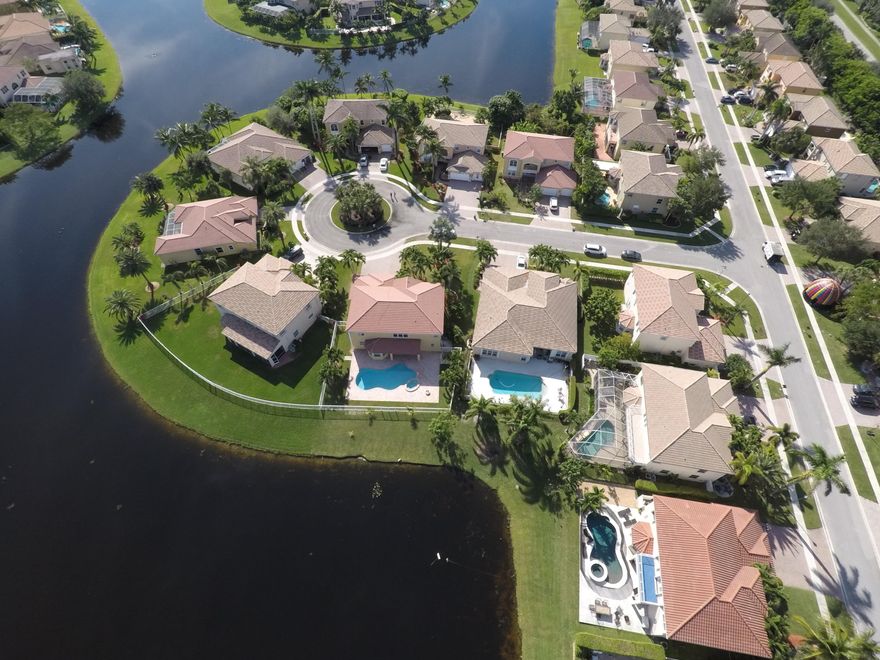 Stunning 5 bedrooms 3 bathrooms home with an amazing lake view located on a peaceful Cul de Sac. This house has it all! Amazing pool, tropical landscaping, high ceilings, freshly painted, updated kitchen with stainless steel appliances, WiFi garage door opener, new top of the line carpet, open floor plan. A bedroom with a full bathroom on the first floor, makes it perfect for guests!