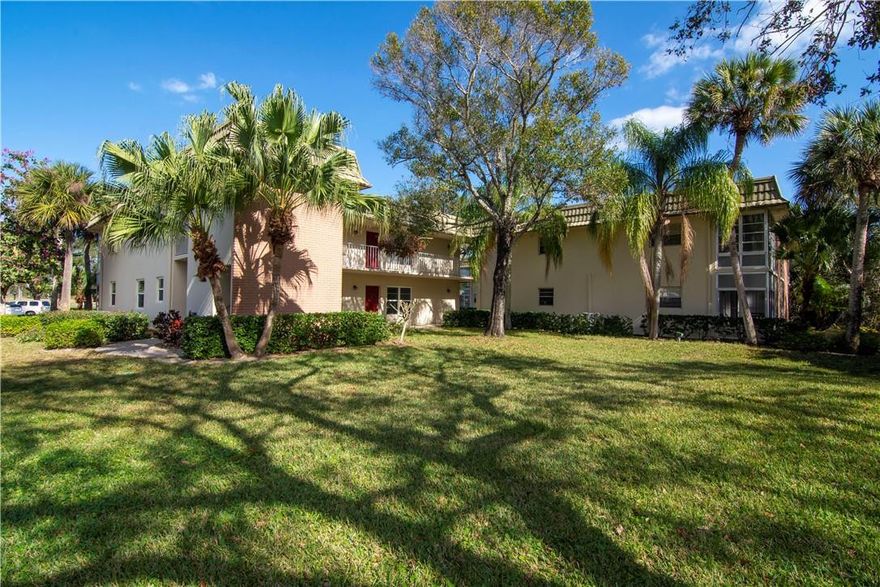 Great Opportunity to own a condo in Vero Beach under $140,000! This 1/1 First Floor condo is located in Vista Gardens, a highly desired 55+ community filled w/amenities: heated pool, spa, clubhouse, shuffleboard, exercise/fitness room, and more! Close to shopping, restaurants, and beach. Newer flooring, 2015 AC, 2016 WH, and 2016 Fridge. Escape the cold and enjoy that Florida Sunshine now...