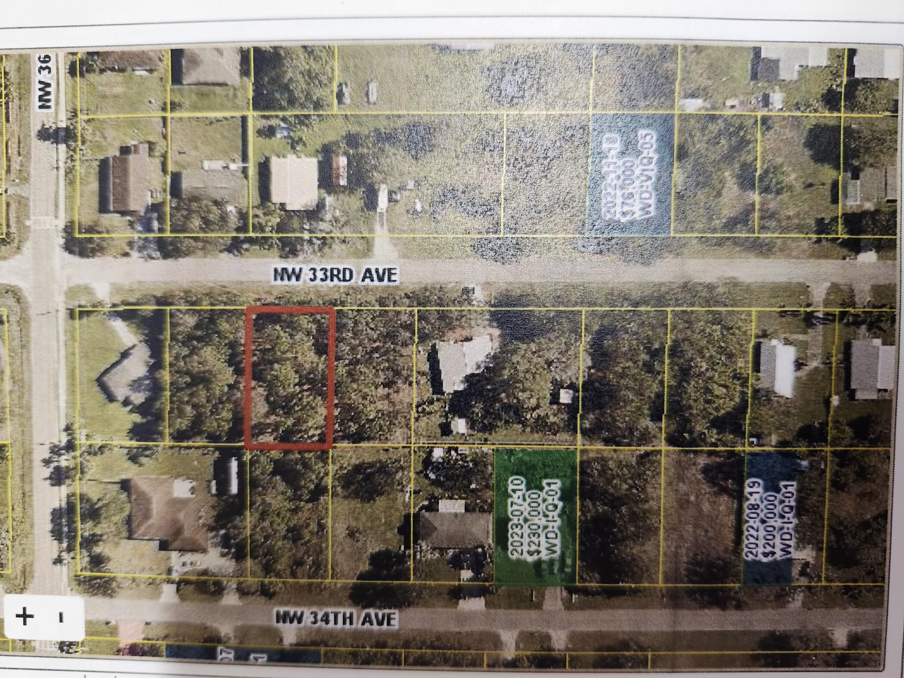Beautiful lot on NW 33rd Ave. Just off 36th St. Lot next door also for sale (RX-10960395)