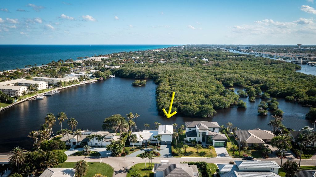 Photo of 2 Inlet Cay Drive, Ocean Ridge, FL 33435 (MLS # B26022168)
