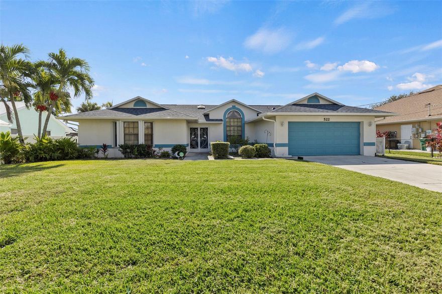 WOW! NO HOA! DON'T MISS OUT FOR A GREAT DEAL ON A GREAT HOUSE IN A GREAT AREA! TONS OF NATURAL LIGHT! OPEN AND AIRY! FEELS GREAT INSIDE! 3 BEDROOM! 2 BATH! 2 CAR GARAGE! FORMAL DINING ROOM! WALK-IN CLOSETS! SKYLIGHTS! ROOF IS 2022, A/C IS 2017, WATER HEATER 2018, SCREENED LANAI! ROOM FOR POOL! LAUNDRY ROOM! CAN BE EASILY FENCED! EASY DRIVE TO JENSEN BEACH, STUART, AND ST. LUCIE RIVER! SCHEDULE YOUR SHOWING ASAP! Furniture may be included!