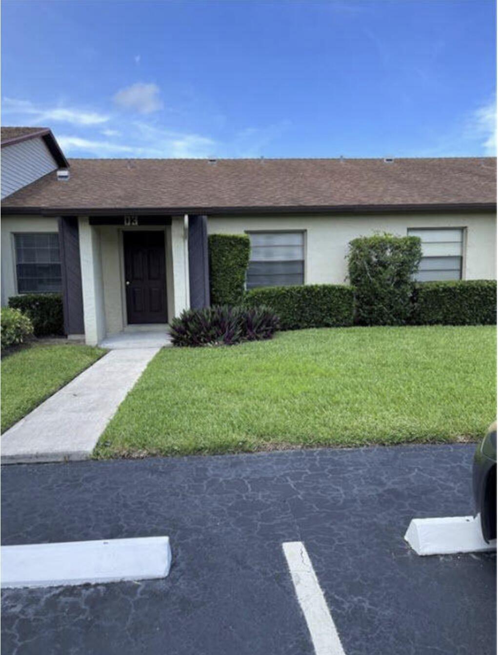 Beautiful 2 bedroom, 2 bathroom rarely available condo located in gated community with a community pool, club house, and nicely landscaped common areas. The unit is freshly repainted, with newer carpet and flooring throughout. Washer/Dryer in unit. 2 assigned parking spaces and plenty guest parking.