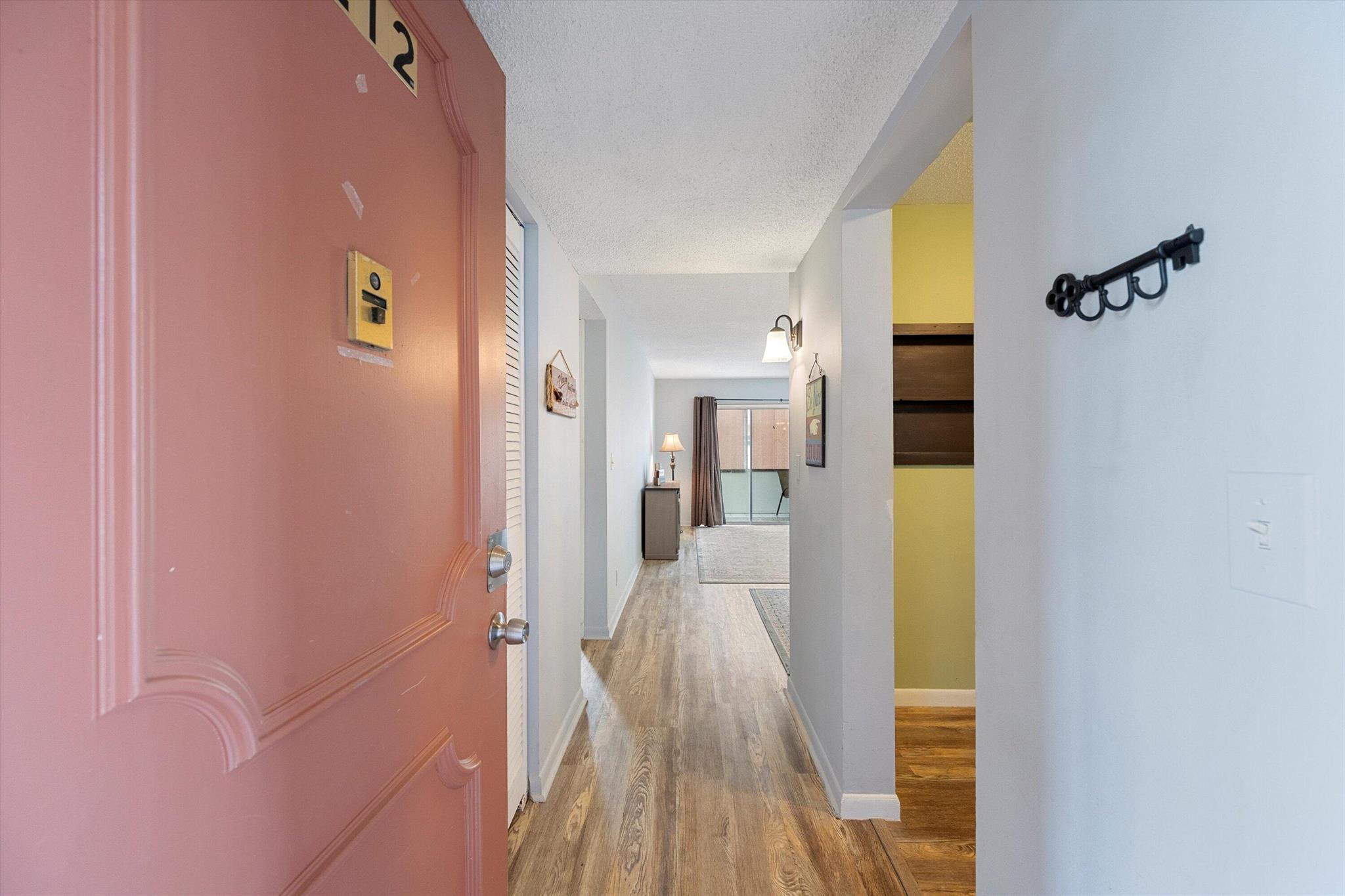Discover this beautiful, below-market-value 1 bedroom, 1 bathroom fully furnished condo, designed for both comfort and style. Featuring upscale furnishings throughout, this space is perfect for those seeking luxury at an incredible price. The interior features a beautiful kitchen, updated bathroom, impact windows and laminate flooring throughout, creating a seamless and luxurious living space. AC and water heater replaced in 2022 along with new circuit breakers. Cable, water and internet are included in the monthly assessment. Community recreational amenities include a large pool, a second heated pool, fitness center, pool tables, bocce courts, mini-putt and shuffleboard courts, picnic area with gas grills, and a large auditorium that is used for dinner dances, shows, movies and bingo.