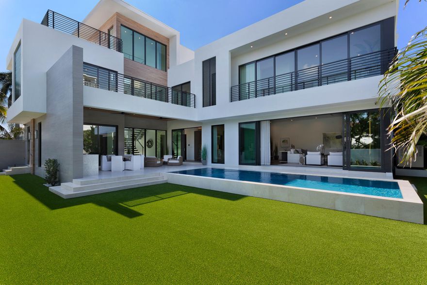 Brand-New-Modern Beach Area Estate by Seaside Builders and Richard Jones Architecture. Designed in an ultra-modern style this private estate
boasts dramatic architectural flair within walking distance to the beach and Atlantic Ave. The information herein is deemed reliable and subject to errors, omissions or changes without notice. The information has been derived from architectural plans or county records. Buyer should verify all measurements. Buyer must pay Development fee of 1.5% of purchase price at closing. Buyer to pay title, documentary stamps and development fees. Builder's Warranty – Call LA for sample.
Must use Builders Sales Agreement – Call LA for copy DISCLAIMER: The written and verbal information provided including but not limited to prices, measurements, square footages, lot sizes, calculations and statistics have been obtained and conveyed from third parties such as the applicable Multiple Listing Service, public records as well as other sources. All information including that produced by the Sellers or Listing Company are subject to errors, omissions or changes without notice and should be independently verified by any prospect for the purchase of a Property.  The Sellers and Listing Company expressly disclaim any warranty or representation regarding all information.  Prospective purchasers' use of this or any written and verbal information is acknowledgement of this disclaimer and that Prospects shall perform their own due diligence.  Prospective purchasers shall not rely on any written or verbal information provided when entering a contract for sale and purchase.  Some affiliations may not be applicable to certain geographic areas. If your property is currently listed with another agent, please do not consider this a solicitation for the listing. In the event a Buyer defaults, no commission will be paid to either Broker on the Deposits retained by the Seller.  "No Commissions Paid until Title Passes."  Copyright 2019 Listing Company. All Rights Reserved.