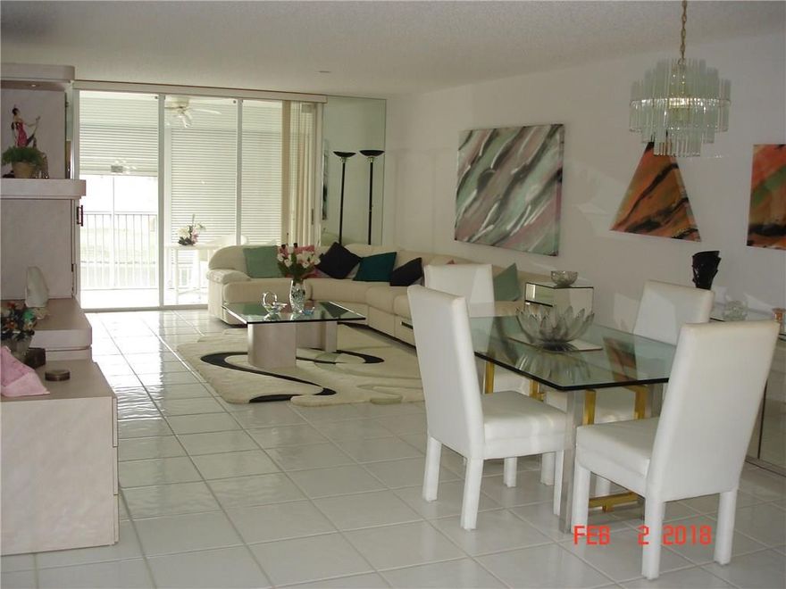 Bldg. 199 is among the newest built in Phase 4. Beautiful, fully tiled 3 BR condo (3rd BR is an open den that can easily be closed in). This Portofino Model, corner condo offers a front and rear patio/balcony. Enjoy the water view from the large, tiled and screened balcony. Full laundry room in the condo. No wallpaper. Some furniture available. Clubhouse with non-stop activities including theater, gym, billiards, free exercise classes, free golf course, tennis, racquetball, courtesy bus and much more.