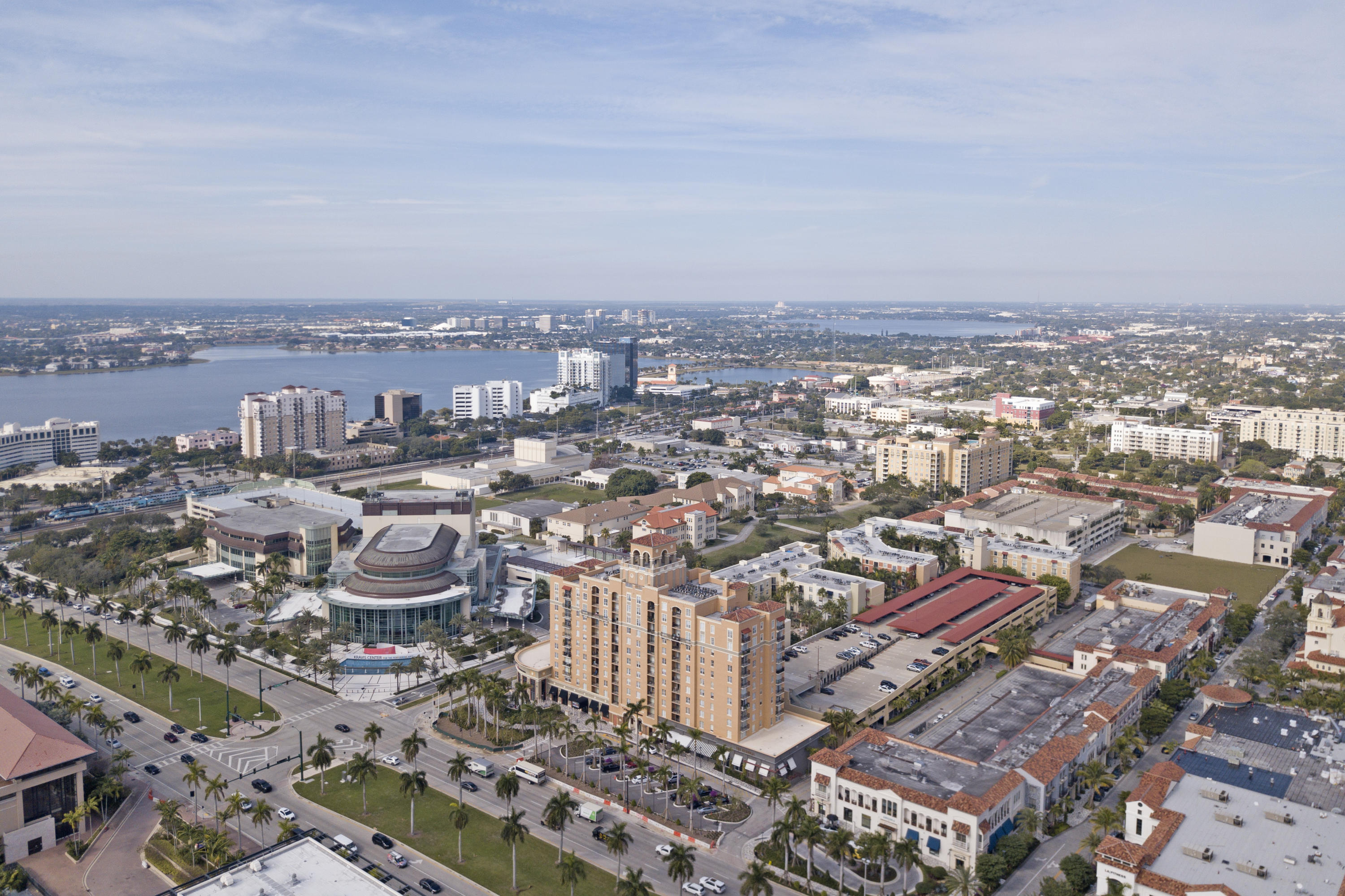 Be in the heart of downtown West Palm Beach in this beautifully furnished high-rise condo in Cityplace Tower. The furniture is a classic modern style. The couch also pulls out to a sleeper sofa. Large king sized bed and walk-in closet in the bedroom. Updated bathroom with spacious walk-in shower. Enjoy southern views from your balcony of the city. Only steps away from restaurants and shopping. Palm Beach is a 10 minute walk and you're only a mile away from the beach. Completely turnkey with everything you could possibly need. Just bring your suitcase! Available for 2026 season.