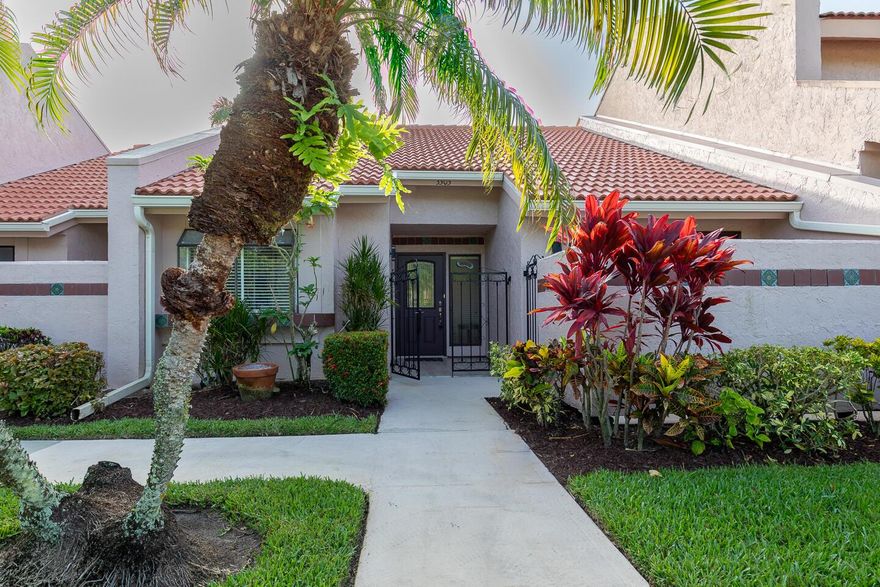 Wonderful 3 bedroom/3 bath ONE FLOOR villa in the Villas of Sandpiper Bay. Offered fully furnished/turnkey. Rent is $3000 monthly. First, last and security plus $300 exit cleaning fee required at move-in. HOA rental application fee is $100 and Signature Property Management application fee is $125. Both non-refundable. Tenant to pay water/sewer, electric and cable/internet. NO PETS. NO SMOKING.