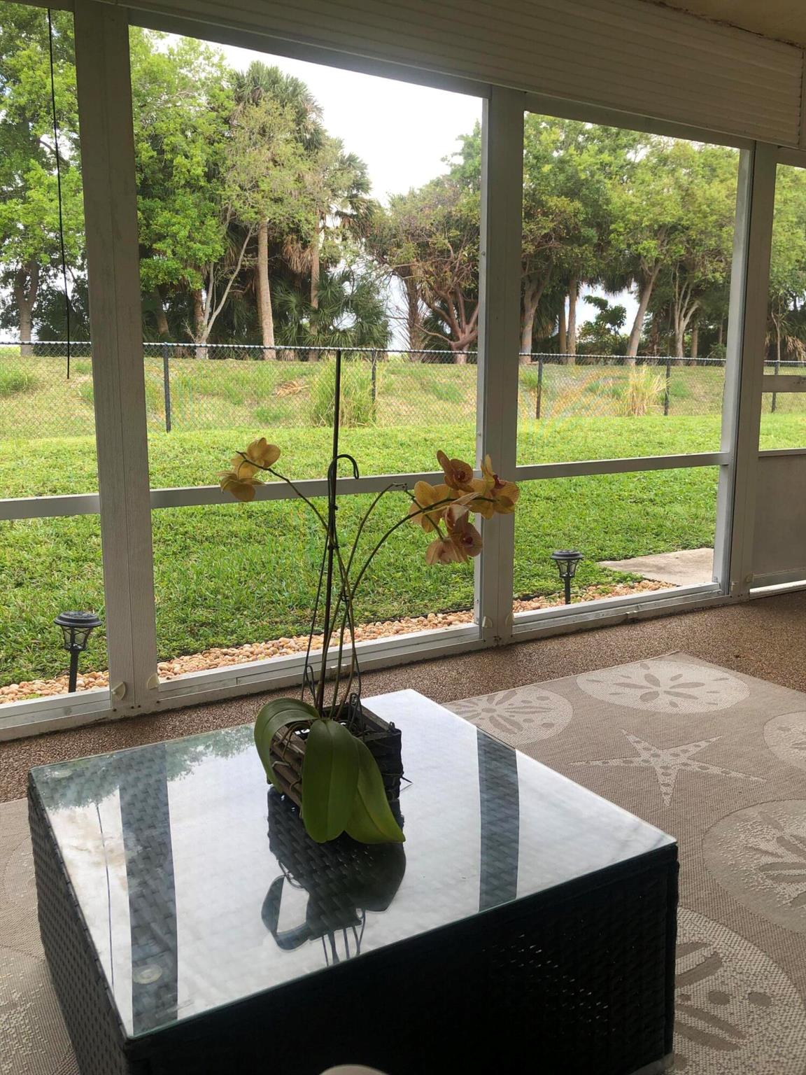''ONE OF A KIND'' VILLA with a backyard to the beautiful WAKODAHATCHEE Nature Preserve. You will see an abundance of wildlife egrets, herons, otters from your oversized screened patio. BBQ right outside your patio. NEWLY remodeled with Impact Windows & Slider. NEW Roof. New Vinyl Plank flooring, NEW baseboards, BOTH Bathrooms remodeled with sleek designs. NEW Interior Doors. Great Kitchen for entertaining with Island. NEW Screened Patio on the Front Porch as well. Garage with storage. Fantastic Amenities @the Newly Renovated Clubhouse, Heated Pool, Tennis, Pickleball, Bocce Ball, Billiards & Card Rooms. RENT Includes Cable, Internet ,Lawn Service.Rent furnished or unfurnished.