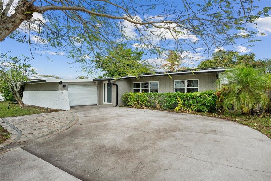 Welcome to this charming updated home located in the heart of Royal Palm Beach. The home features spacious living area, a welcoming kitchen, generous bedrooms,  playroom/office, a private outdoor space perfect for relaxing or entertaining. Solar panels paid off. ($38 monthly electric) All Tiles flooring, Tankless water, All doors & Windows Hurricane Impact. Screened in and fenced/ Partial new fence. NO HOA! RVs and boats allowed  Permitted Fishing Dock with boat slip. Shed. Conveniently located across street from Commons Park and its beautiful lakes, walking trails playgrounds, and year round community events. House comes fully furnished. Ring Security system. Don't miss out on this great opportunity. Move-in ready for family or as rental property.