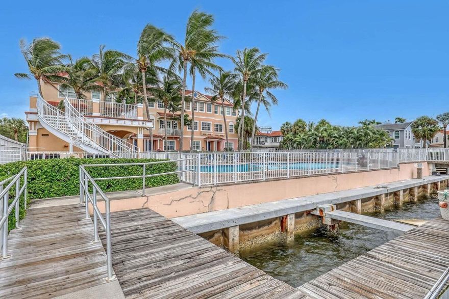 Experience the ultimate in waterfront living--complete with your very own private boat lift! This luxurious 3-bedroom, 2.5-bathroom townhouse with a spacious office that can easily be used as a 4th bedroom is now available for annual rent. Perfectly positioned along the Boynton Inlet and just minutes from Beer Can Island, this residence includes a 20,000 lb private boat lift--a rare find and a true boater's dream.Enjoy sunlit living spaces with high-end finishes, elegant design, and a seamless flow to a gourmet open-concept kitchen featuring top-of-the-line appliances and stunning water views--ideal for entertaining.