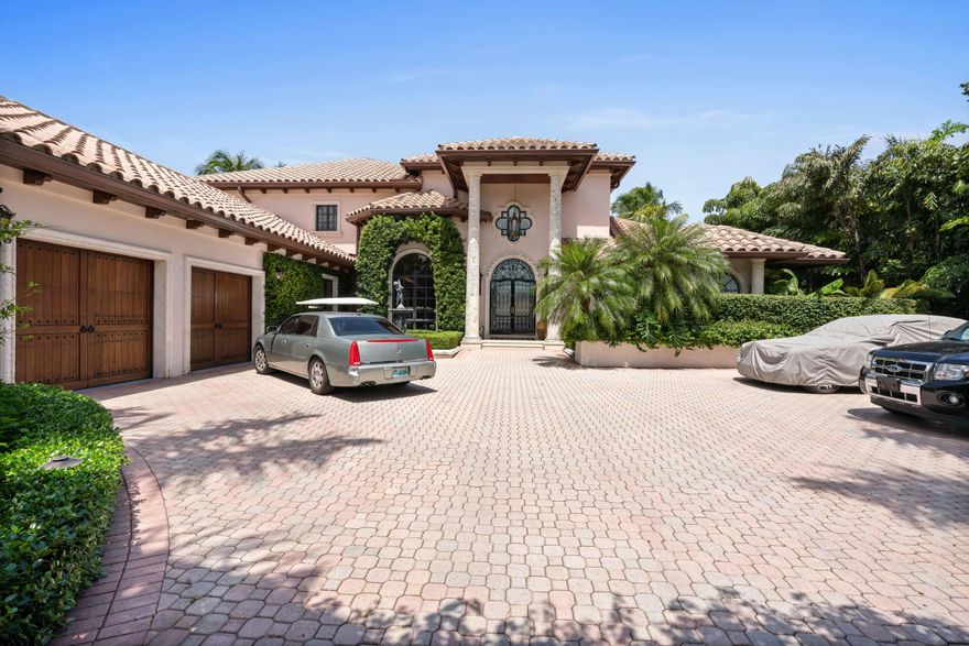 An outstanding waterfront custom home. Most gracious and appealing feeling as you enter this elegant, most liveable floor plan featuring superior quality throughout.  Stylish master bedroom and new state-of-the-art bath.  New large pool and spa alongside the outdoor kitchen.  Hurricane impact glass, large gated courtyard driveway.  Too much more to describe, a must-see!!!