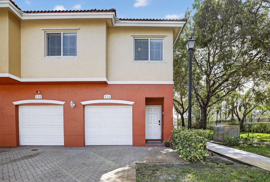 PRICED TO SELL. Appraised for $330k! $10k CLOSING CREDIT!  Welcome home to this beautifully updated 2/2 coach home in the gated community of Villas of Palomino in South Davie. This residence offers a spacious layout with the perfect blend of comfort & convenience. Enjoy the ease of an attached garage plus driveway parking for 2 additional vehicles. Freshly painted, tile & brand-new vinyl flooring for a clean, contemporary feel. The kitchen is equipped w/ newer appliances, a state-of-the-art smart fridge with an interactive screen—perfect for notes & grocery lists. Enjoy a well-maintained community with a pool. Centrally located just minutes from grocery, dining, shopping, & beaches. This home is near Florida T-pike & freeways & offers unbeatable convenience . Don’t miss this opportunity!