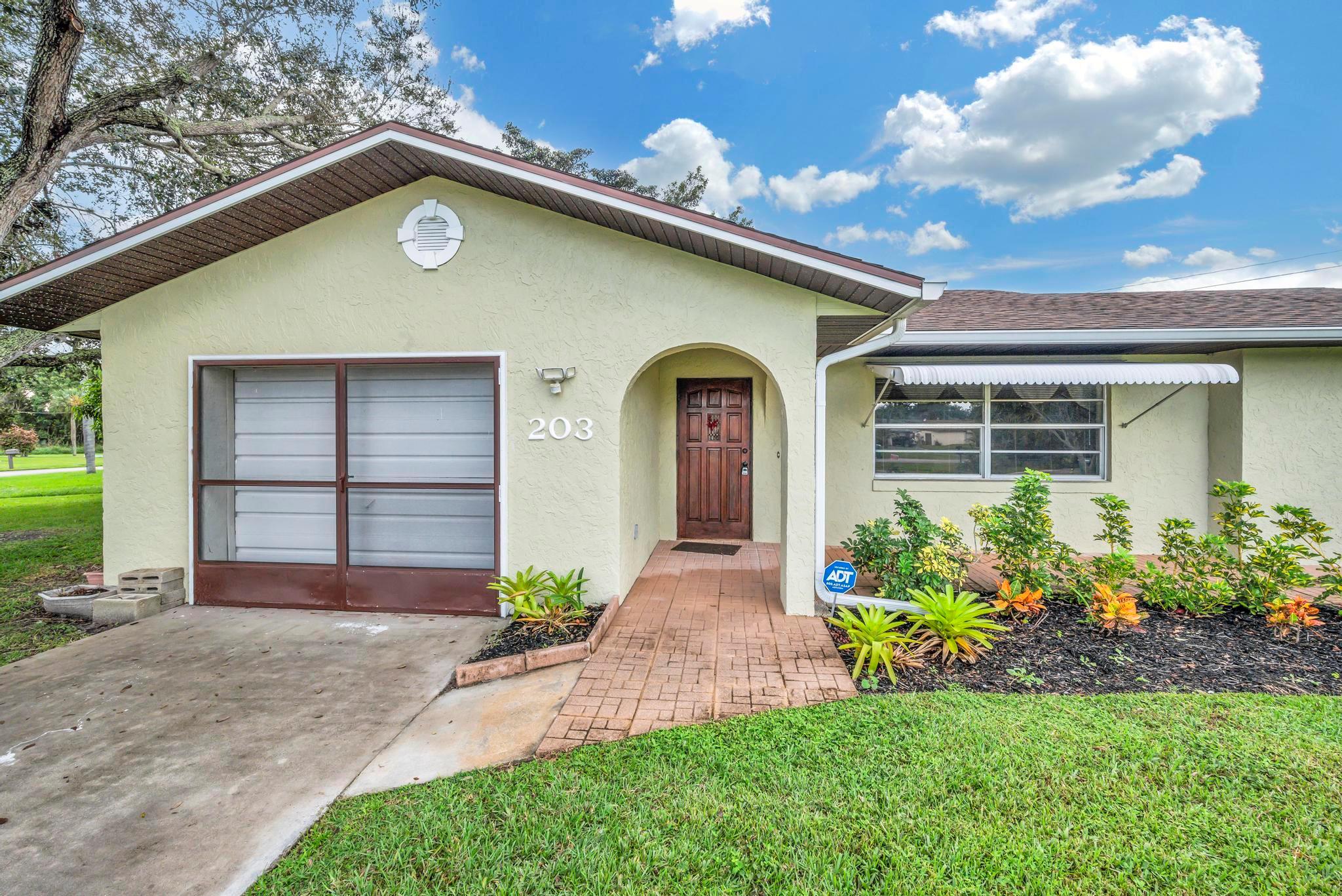 Located just moments from the St. Lucie River, this inviting home offers comfort and convenience in a peaceful, well-established neighborhood. Featuring two spacious bedrooms and two full bathrooms, the home is situated near local grocery stores and everyday amenities. Enjoy the charm of River Park living with pet-friendly accommodations and a tranquil atmosphere. Lawn care included. Please note: garage access is not included.