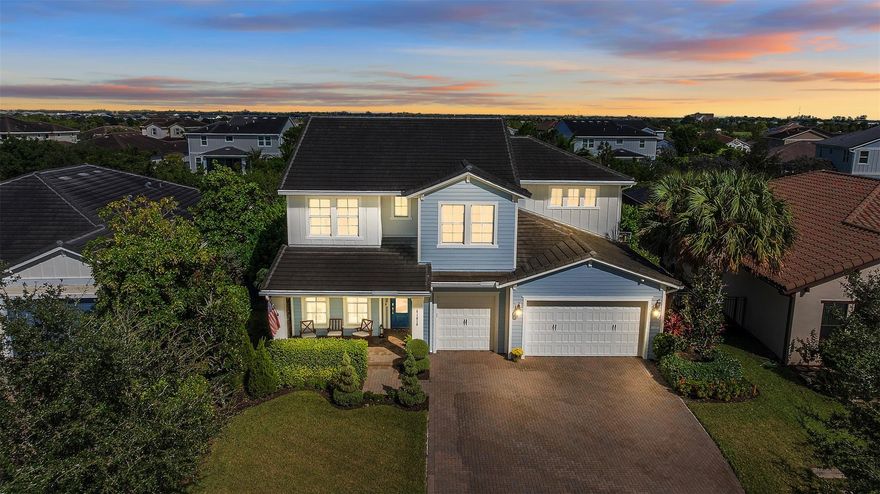 Beautifully maintained former model home, the highly sought-after Chelsea floor plan, located in Arden. This stunning 5-bedroom, 4-bathroom residence is filled with natural light and sits on a premium oversized lot with a meticulously landscaped, fenced yard. Outdoor living shines with a travertine patio, heated pool, and spa—perfect for relaxing or entertaining. Upgrades throughout, including an elegant wood staircase, crown molding, custom wall features, and an open loft area. The home’s thoughtful design blends functionality with style, offering plenty of space for family and guests. Resort-style clubhouse, pools, fitness center, trails, tennis, pickleball, and a working farm that provides fresh produce—plus top-rated schools including brand new Saddle View Elementary School.