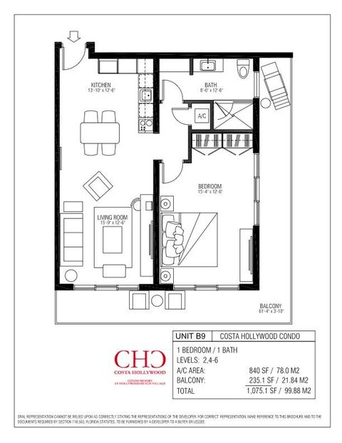 Tiny photo for 777 N Ocean Drive #N407, Hollywood, FL 33019 (MLS # B26014582)