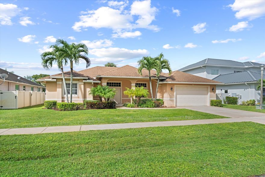 Best location in town! Right across the street from the Winter Equestrian Festival. A true walking distance to WEF. Fully furnished, this open floorplan split bedroom home, offers privacy for all. An indoor laundry room and 2 car garage complete this spacious and well equipped property an ideal rental for the upcoming equestrian season.