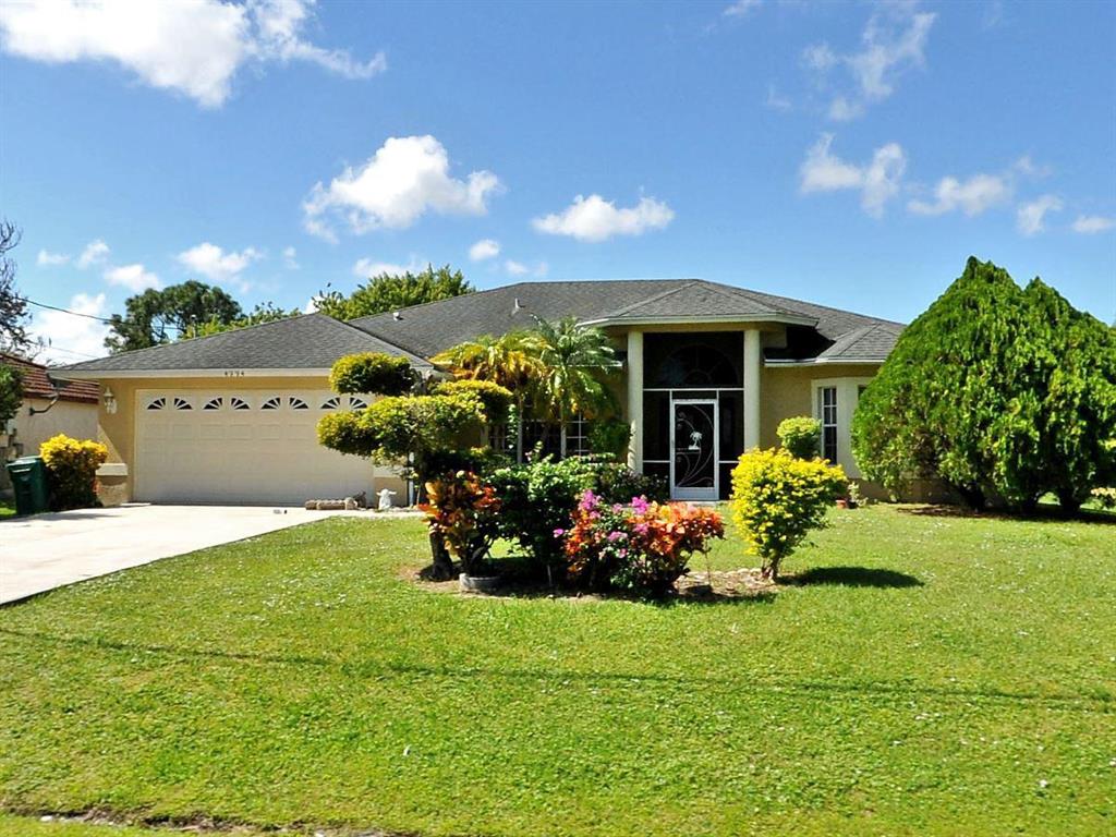 VERY NICE AND SPACIOUS CBS HOME PROPERLY MAINTAINED IN THE BEAUTIFUL ST JAMES AREA. HOME FEATURES SCREENED-IN DOUBLE DOOR ENTRY. 3 BEDROOMS PLUS VERY SPACIOUS DEN & FLORIDA ROOM. ALSO HAS A LARGE SCREENED PATIO. 2 CABANA BATHS, BOTH WITH CULTURED MARBLE SINKS. MASTER BATH HAS JACUZZI. GRANITE COUTERTOPS IN KITCHEN, STOVE AND MICROWAVE LESS THAN A YR OLD AND REFRIGERATOR LESS THAN 6 MONTHS OLD. NEW DISHWASHER WILL BE INSTALLED IN A FEW DAYS. NEW HURRICANE PANELS. APPLIANCES ALSO INCLUDE WASHER/DRYER. NEW A/C INSTALLED IN 2017. LAMINATE/CERAMIC TILING THROUGHOUT. LIGHTING/FAN FIXTURES AND WINDOW TREATMENTS CONVEY. UTILITY SINK IN LAUNDRY ROOM. NEW GARAGE DOOR. ALSO SIDE ENTRY DOOR TO GARAGE. MATURE TROPICAL FRUIT TREES-MANGO, ACKEE AVOCADO. DRY CANAL IN THE BACK. THERE IS ALSO A SHED.