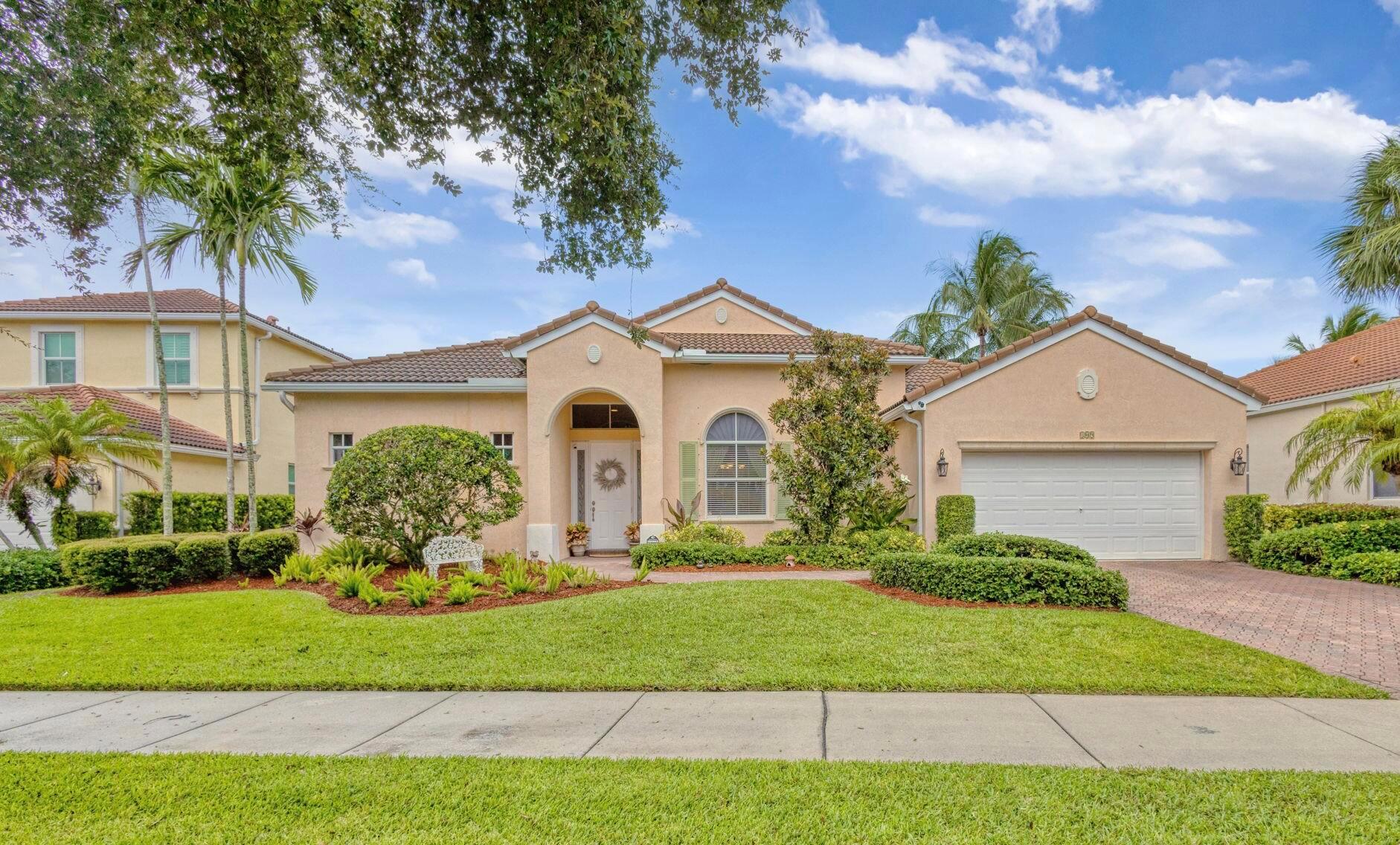Motivated Seller! This exceptional 4-Bed, 3-Bath Tequesta gem is located in the highly sought-after Riverside Oaks community offering a rare blend of comfort, quality, and convenience on one of the largest, fully-fenced lots in the neighborhood, perfect for those seeking privacy with room for that dream pool or outdoor oasis! Built with solid CBS construction and featuring soaring high ceilings and a spacious, open layout, this move-in ready home exudes natural light and effortless flow. For added peace of mind, the Seller is even offering the Buyer a one-year home warranty through American Home Shield.