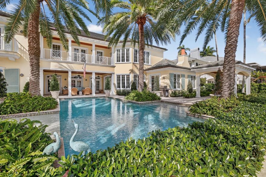 Fabulously located on a wide canal towards the end of highly desirable Isle of Palms! Impeccably presented deepwater custom residence has been meticulously maintained. Boaters will enjoy the 100ft deepwater dockage equipped with floating dock & intracoastal proximity. Exceptional floorplan with an elegant balance of formal living with fireplace & separate dining room, custom millwork.  Expansive water & pool facing gourmet kitchen with walk-in pantry, separate utility/mud room, large living room with fireplace & wet bar, guest bath, adjoining breakfast area. 1st level bedroom suite, cabana bath. Stairs & elevator to 2nd level, large primary suite offers dual baths & closets, 3 additional secondary suites plus bonus loft area (flex bedroom/office/gym). Exceptional East facing pool & gazebo.