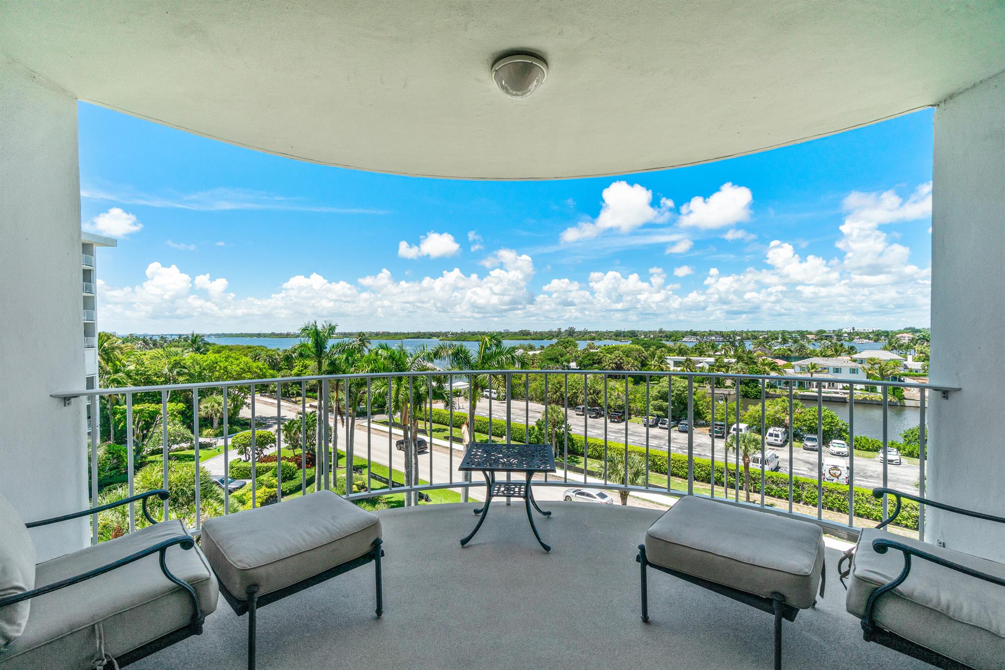 Lovely Intracoastal and ocean views from every room of this desirable corner unit, offering East and West balconies to enjoy sunrises, sunsets, and passing boats. Spacious rooms feature hurricane-impact sliders/windows and walk-in closets. The oceanfront Harbour House boasts covered parking, a stunning pool with attendant, wide beach, tennis, new fitness center, community and game rooms, 24-hour doorperson, and manned receiving desk. Close to Palm Beach Par 3 and Tennis Center and minutes to Worth Avenue, fine dining, and luxury hotels.