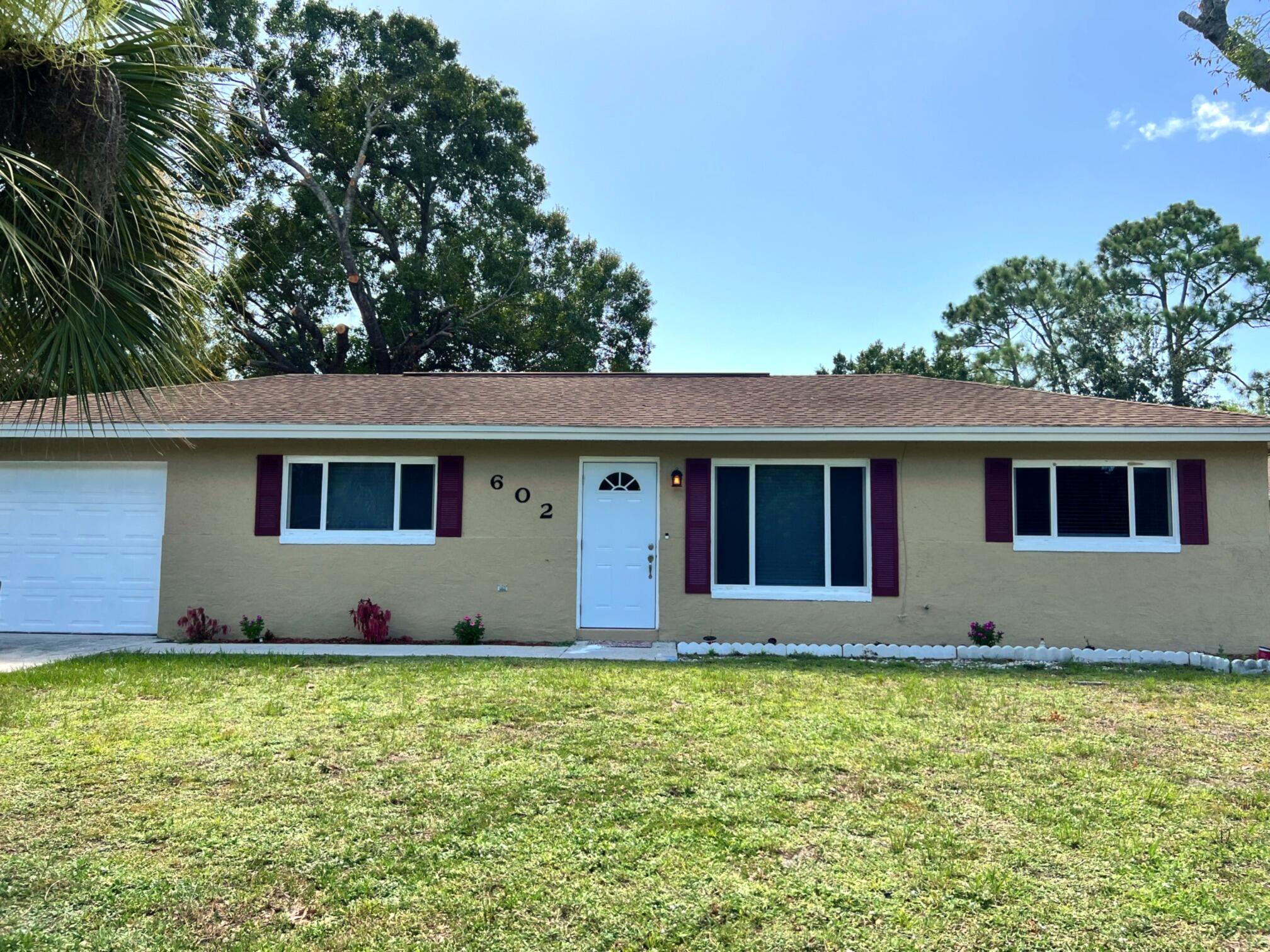 FOR RENT: Fully remodeled 2-bedroom, 2-bath home on an oversized lot in Port St. Lucie. This spacious residence features a large family room that can easily serve as a third bedroom or flex space. Highlights include a brand-new kitchen with granite countertops, updated bathrooms, newer flooring, windows, and A/C. Enjoy added living space in the bonus Florida room. Conveniently located near I-95, the Turnpike, beaches, shopping, and more. A must-see rental opportunity!