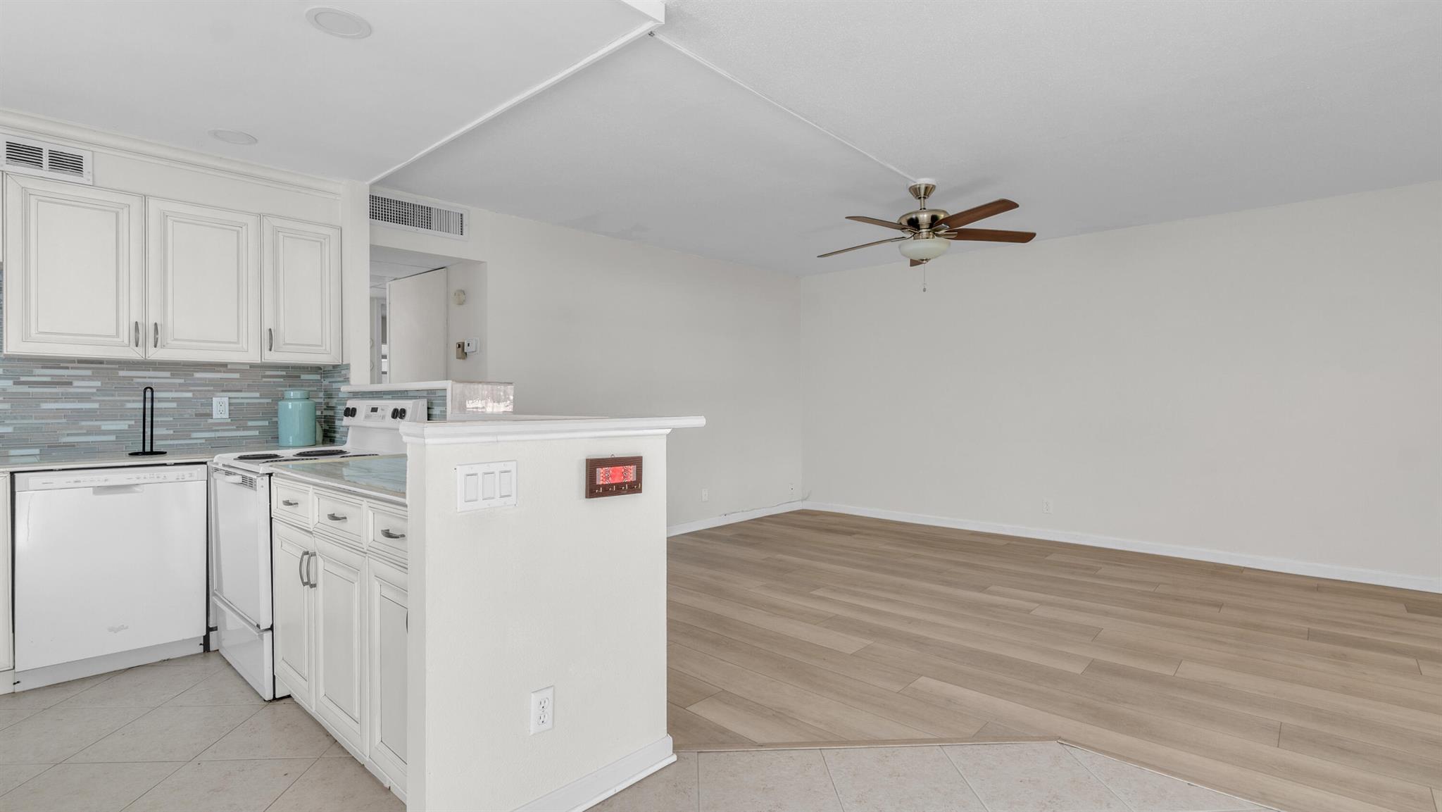 Nestled in Kings Point's 55+ community, this updated 2-BR, 2-BA condo radiates comfort & elegance. Enter this ground-floor unit to find an open layout bathed in natural light. The expansive living space seamlessly connects to a kitchen with ample storage & sleek countertops. Both bedrooms offer ample room & patio access. The master shines with an ensuite bath, while the 2nd bathroom exudes luxury. Kings Point residents relish top-tier amenities: dive into pristine pools, utilize a cutting-edge fitness center, or engage in various clubs & events. With round-the-clock security in a well-kept setting, it transcends typical condo living. Embrace an unparalleled lifestyle at Kings Point. Don't wait!ALL APPLIANCES WILL BE NEW BY TIME OF OCCUPANCY