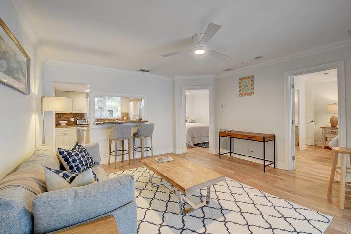 Great opportunity to rent annually or seasonally. Half a block from Atlantic Ave! Walk into your furnished and ready to move in two bedroom, two bathroom condo and start living your Florida dream lifestyle at an incredible price. Be right in the middle of the action in vibrant downtown Delray Beach. Featuring world class restaurants and entertainment. Walk or bike to the beach. Don't miss this opportunity to live in one of the most desired locations in Florida.