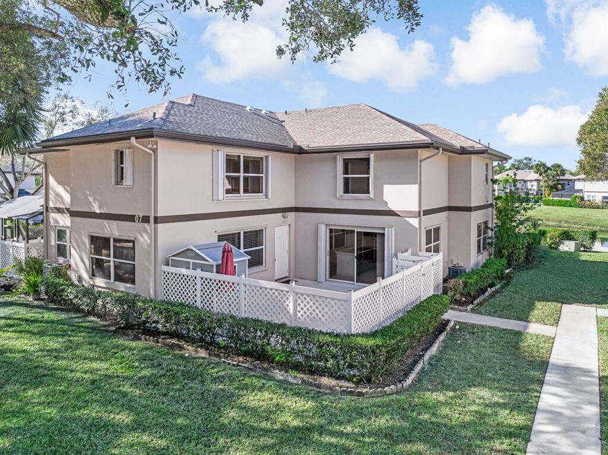 Discover 7 Amherst Ct A in the heart of Royal Palm Beach! This charming townhome blends comfort, privacy, and a prime location—just minutes from top-rated schools, shopping, dining, Wellington Mall, major highways, the airport, and the beaches. Enjoy serene lake views, great amenities, and beautifully maintained grounds. Inside, a bright open layout features two spacious master suites with private baths, NEW WATERPROOF LAMINATE FLOORING, A FRESHLY PAINTED SECOND FLOOR, a convenient half bath downstairs, and ample storage. NEW ROOF! Includes 2 assigned parking spaces, guest parking, and a private outdoor area perfect for relaxing or entertaining. Perfect for first-time buyers or downsizing. Schedule your showing today!