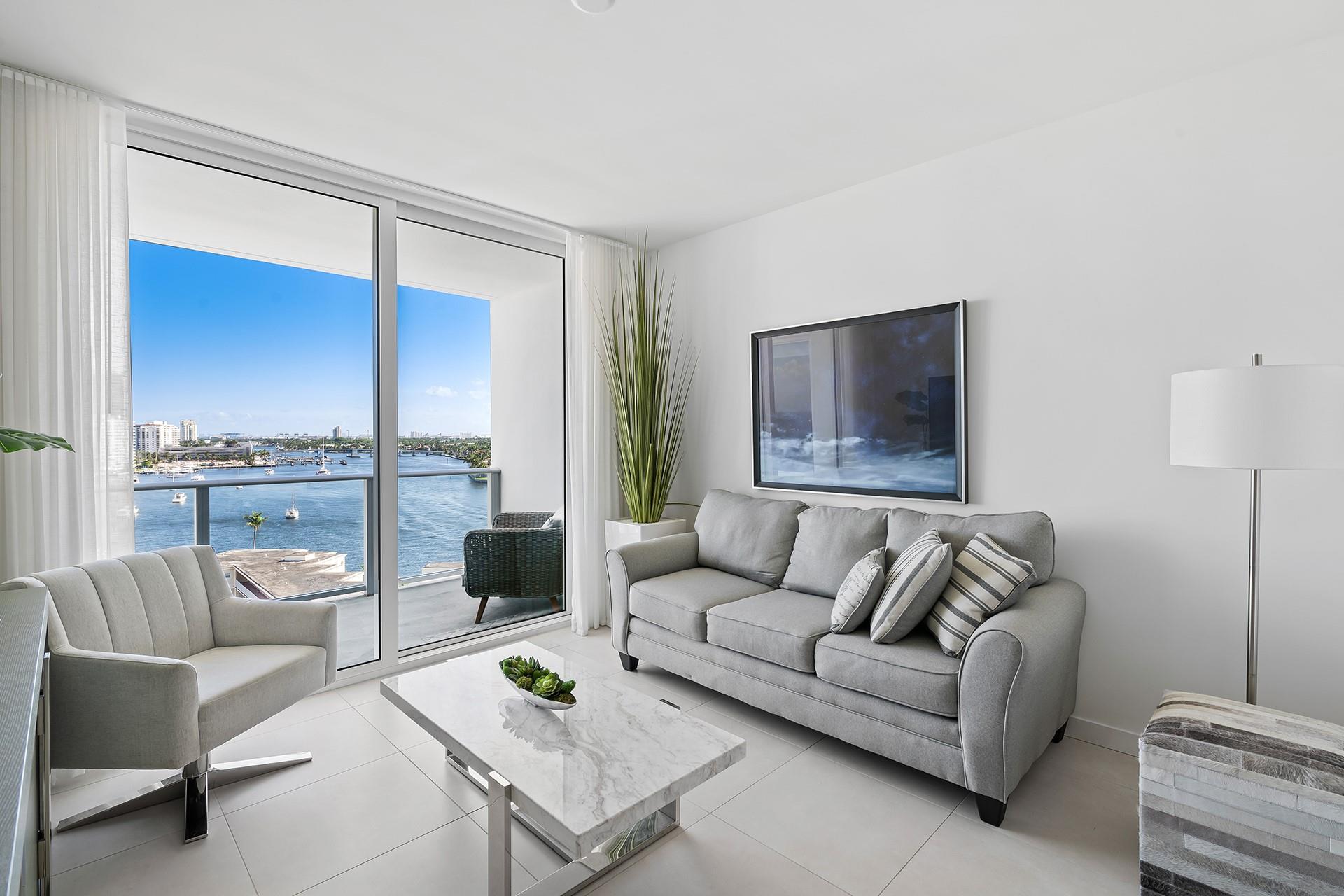AVAILABLE NOW! The Beach Condo you have been waiting for! Steps to Fort Lauderdale Beach's white sands & the Intracoastal Waterway, minutes to Downtown, and a lifestyle on-property like no other! Tiffany House exudes the luxury and convenience that South Florida's dreams are made of. The magic begins upon arrival, with valet parking, a contemporary lobby, and amenities galore awaiting on the 3rd floor. Theater room, Fitness Center with Sauna, Club Room, & a billiard lounge. Plus, access to rooftop pools & a summer kitchen, too! Residence 1003 is a One Bed & One Bath + Den. Oversize Washer/Dryer. Completely furnished. Be treated like family and enjoy resort-style comforts. ( available for September and October 2025 ONLY )