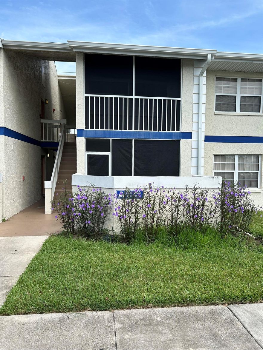 REDUCED 10K! Well maintained 2 bedroom 2 bath second floor unit with newer mechanicals and updated baths.  Tile floors throughout the entire unit.  Main bedroom with en suite. Screened balcony. Conveniently located near the front entrance and short walk to the pool. Perfect for a permanent residence, vacation home or investment.  Many furnishings to convey. One year home warranty included for worry free purchase! Located near hospital, shopping, restaurants and the beaches!