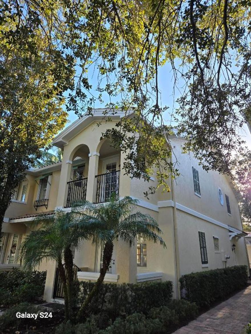 DON'T MISS OUT ON THIS PRISTINE TOWNHOUSE LOCATED IN TUSCANY IN ABACOA, JUPITER. THREE BEDROOMS, THREE FULL BATHROOMS, TWO CAR GARAGE WITH A LARGE SCREENED COURTYARD FOR AL FRESCO LIVING! GRANITE IN KITCHEN WITH BRAND NEW WHIRLPOOL STAINLESS KITCHEN APPLIANCES, CROWN MOLDING AND CENTRAL VACUUM. THIS HOME HAS JUST BEEN FRESHLY PAINTED INSIDE AND OUT. THE HOME BACKS UP TO A LARGE GREEN SPACE. THE LOW HOA COVERS CABLE, INTERNET, LAWN CARE, TREE CARE, COMMUNITY POOL, FITNESS CENTER, CLUBHOUSE AND ON SITE PROPERTY MANAGER. THE LOCATION OFFERS ''A'' RATED SCHOOLS, SHOPPING, RESTAURANTS GALORE, EASY ACCESS TO MAJOR HIGHWAYS, ROGER DEAN STADIUM, TRAINING HOME FOR THE MIAMI MARLINS AND THE ST LOUIS CARDINALS, TENNIS COURTS, NATURE PRESERVES, DOWNTOWN ABACOA WITH ALL TYPES OF EVENTS AND MUCH MORE!