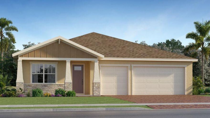 Exclusive to active adults 55+ and better! This new single-story home features a flex space and study, along with three bedrooms that offer plenty of versatile space. The modern kitchen overlooks the dining room and Great Room, which seamlessly opens to the covered patio for indoor-outdoor living. The owner's suite provides a spacious walk-in closet, tucked in the back of the home for privacy.