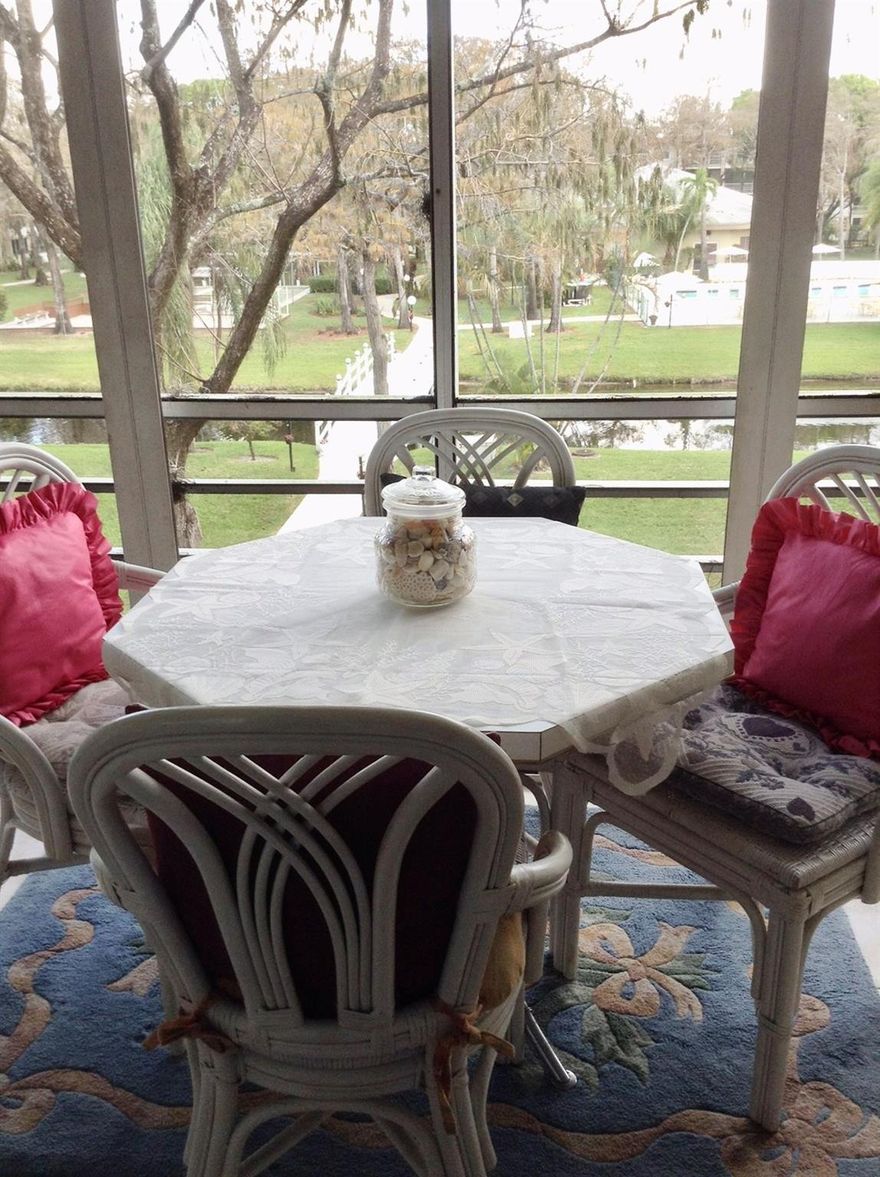 Incredible opportunity to own a beautifully maintained 2-bedroom, 2-bath condo priced at just $130,000! This move-in ready unit is being sold fully furnished, owner is leaving everything, including all furniture, fixtures and household items. An amazing value with the potential to resell select pieces if desired. Enjoy direct clubhouse and pool views, creating a relaxing, resort-style setting right outside your door. Bright living and dining area, spacious bedrooms, and ample closet space. Seller is extremely motivated, submit your best offer.