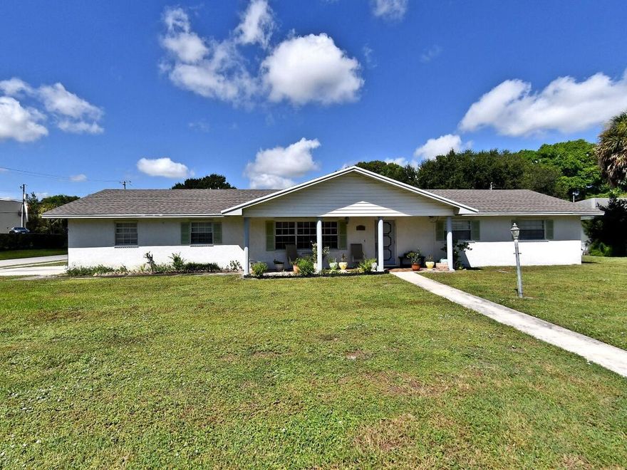 This is a wonderful three bedroom, two bath home in the Lincoln Park neighborhood in Fort Pierce. Minutes away from local shopping and walking distance to Planet Fitness. Located near the interstate and the turnpike for quick commutes and easy traveling. Situated on a corner lot with room for a pool. The home is on a 14000 square foot lot. This is a must see on Fort Pierce.